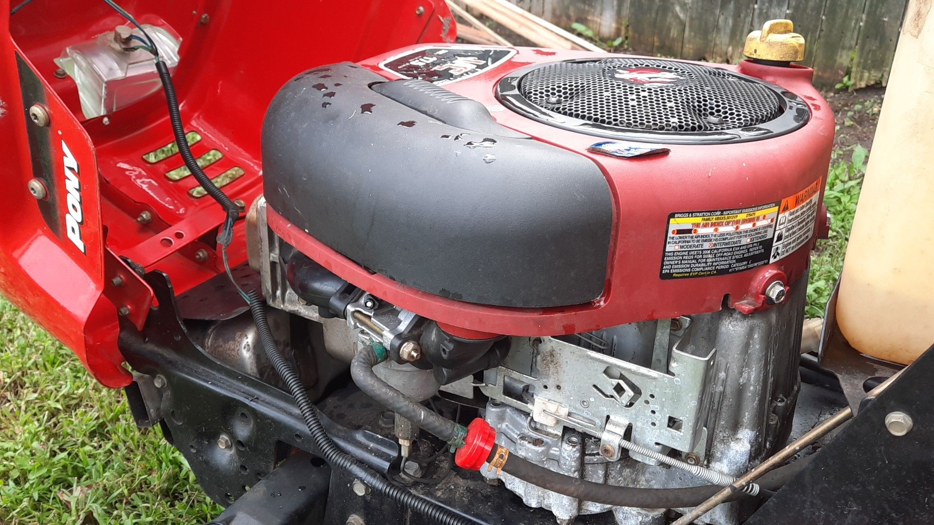 Troy-Bilt riding lawn tractor