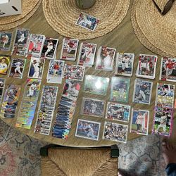 2026 Topps Baseball Series 1 Lot Of Approx. 200 Base Cards & 65 Insert Cards, All Clean NM+ Or Better.