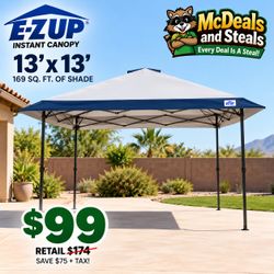 E-Z UP 13’ x 13’ Instant Canopy