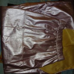 Long Shiney Pink Skirt