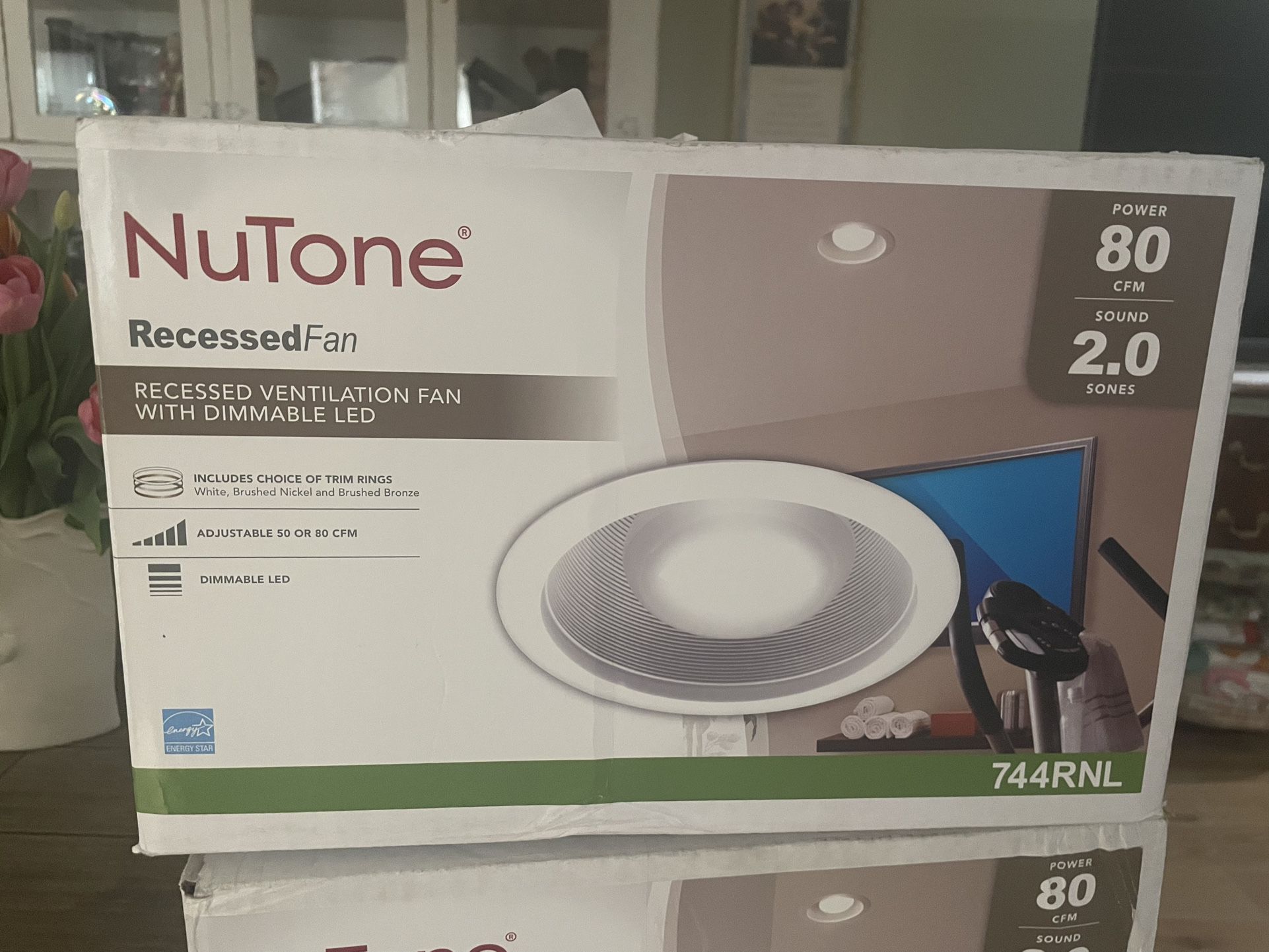 Nutone Recessed Ventilation Lights With Dimmable Options 