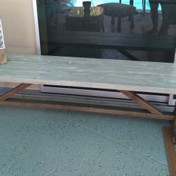 World Market Outside Table Benches X2 Each