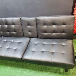 Black Futon Couch 