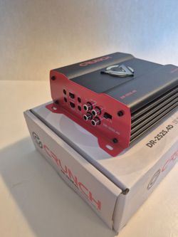 CRUNCH 2525 WATTS 4 CHANNEL BUILT IN CROSSOVER CAR AMPLIFIER