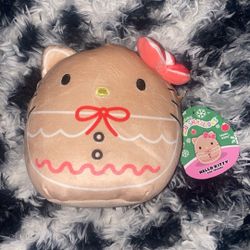 gingerbread hello kitty squishmellow