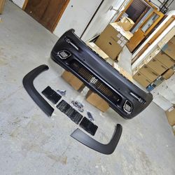 Jeep Grand Cherokee Front Bumper SRT style complete with foglights for 2011-2020 Laredo Limited SRT