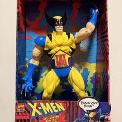 Vintage 1997 Marvel X-Men Electronic Talking Wolverine – Toy Biz – With Box 