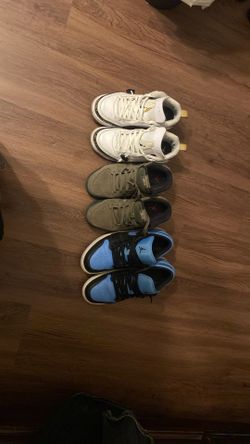 185 for All Or, 45 For The Spizike White And Gold, 55 For Green Air Jordan’s, And 85 For Black And Blue Air Jordan’s