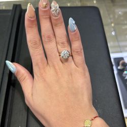 14kt Lab Diamond 3.03ct Ring 