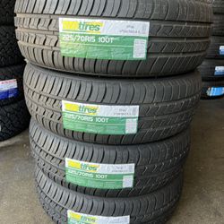 225/70/15 New Tires Set Of 4 Tbb Installed And Balanced Set De 4 Llantas Nuevas Instaladas Y Balanceadas