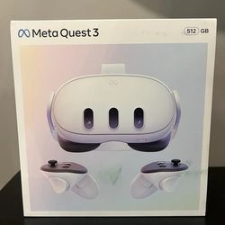 Meta Quest 3 512GB New Sealed 