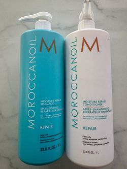 Moroccan Oil Shampoo Conditioner Moisture Repair 1L