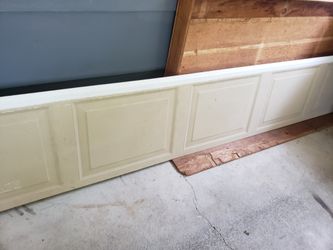 Garage door panel installed 16' x 20".