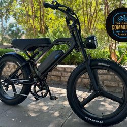Brand New 1500W Electric Bike | 30MPH E-Bike | Fat Tire | 6-Month Warranty