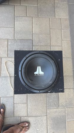 JL audio 12inch sub & box