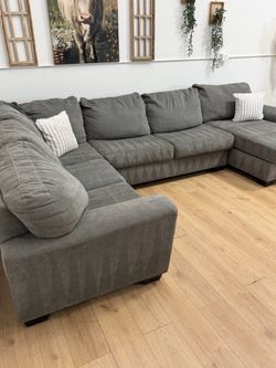 Gray Sectional Couch - Free Delivery