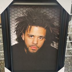 Framed J. Cole Wall Decor 