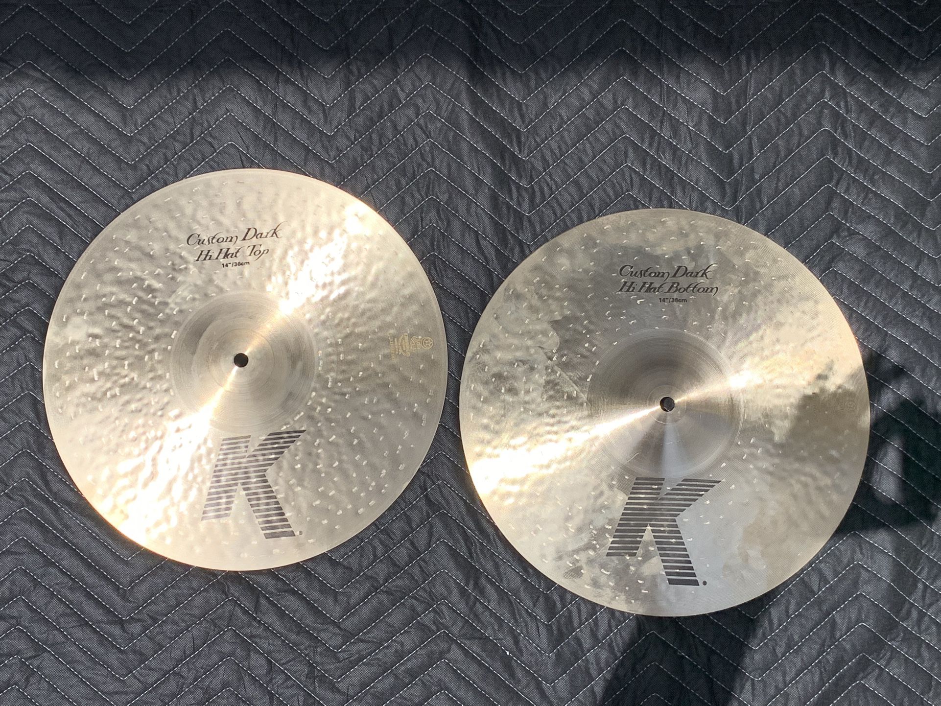 Zildjian K Custom Series 14” Dark Hi Hat Drum Cymbals BRAND NEW Retails for $569