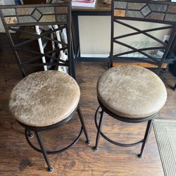Rotating Granite Bar Stools 
