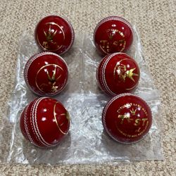 MIDS TEST LEATHER BALL - RED