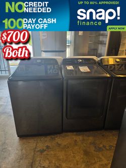 Samsung XL Washer And Dryer Electric