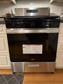 New Whirlpool Gas Stove