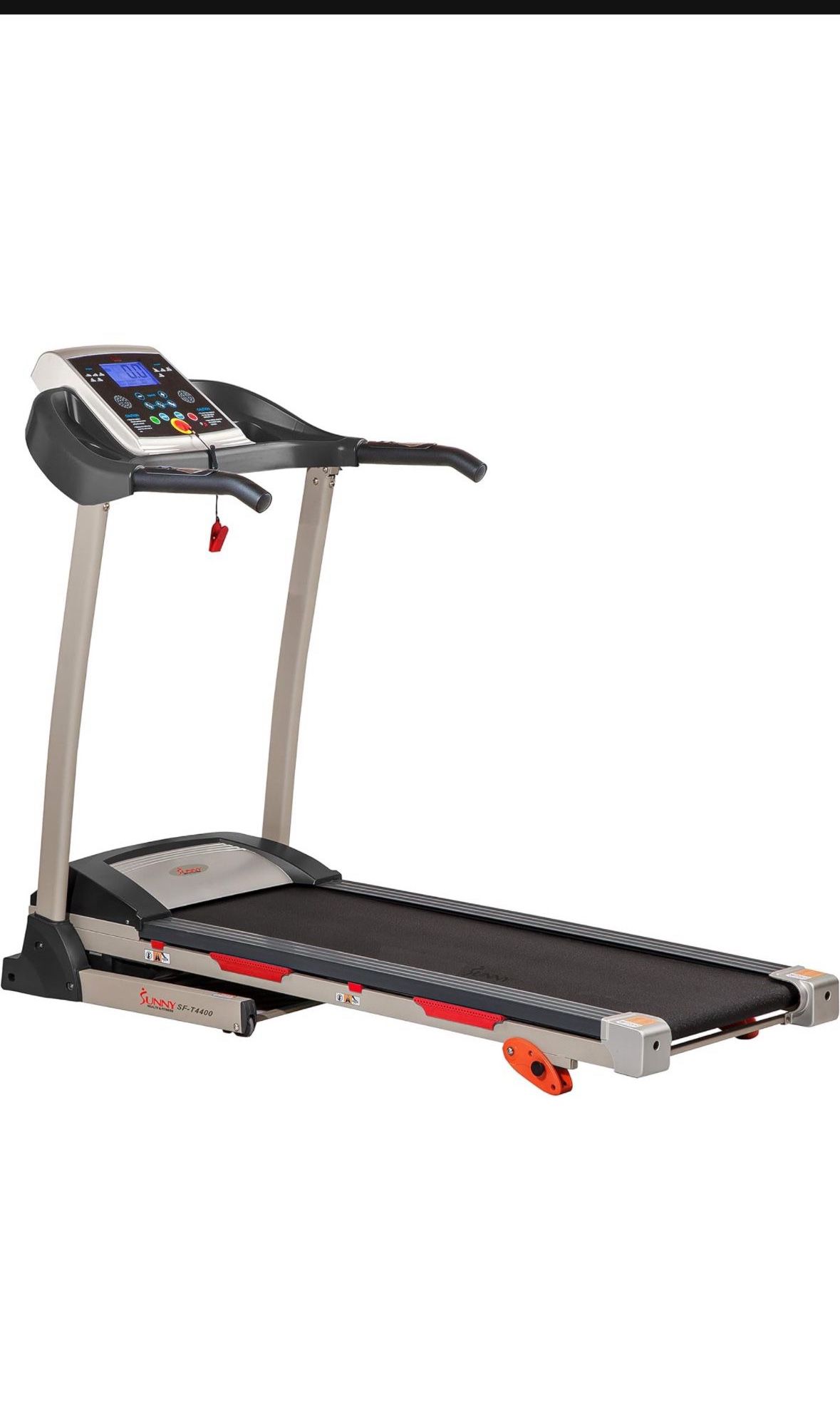 Move Out Sale: Sunny Health & Fitness Premium Folding Incline Treadmill