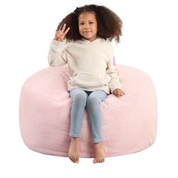 Round Pouf For kids 