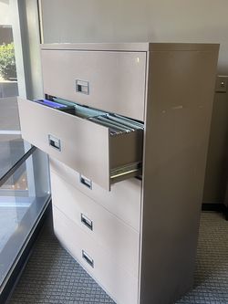 5-Drawer Lateral Filing Cabinet
