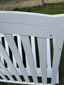 White Baby Crib