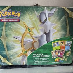 2022 Pokemon English Arceus Spring Collectors Chest Tin Lunchbox - NEW & SEALED