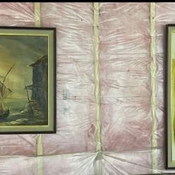 PAIR OF PAINTINGS BY ITALIAN ARTIST T LELLI CIRCA LATE 20TH CENTURY