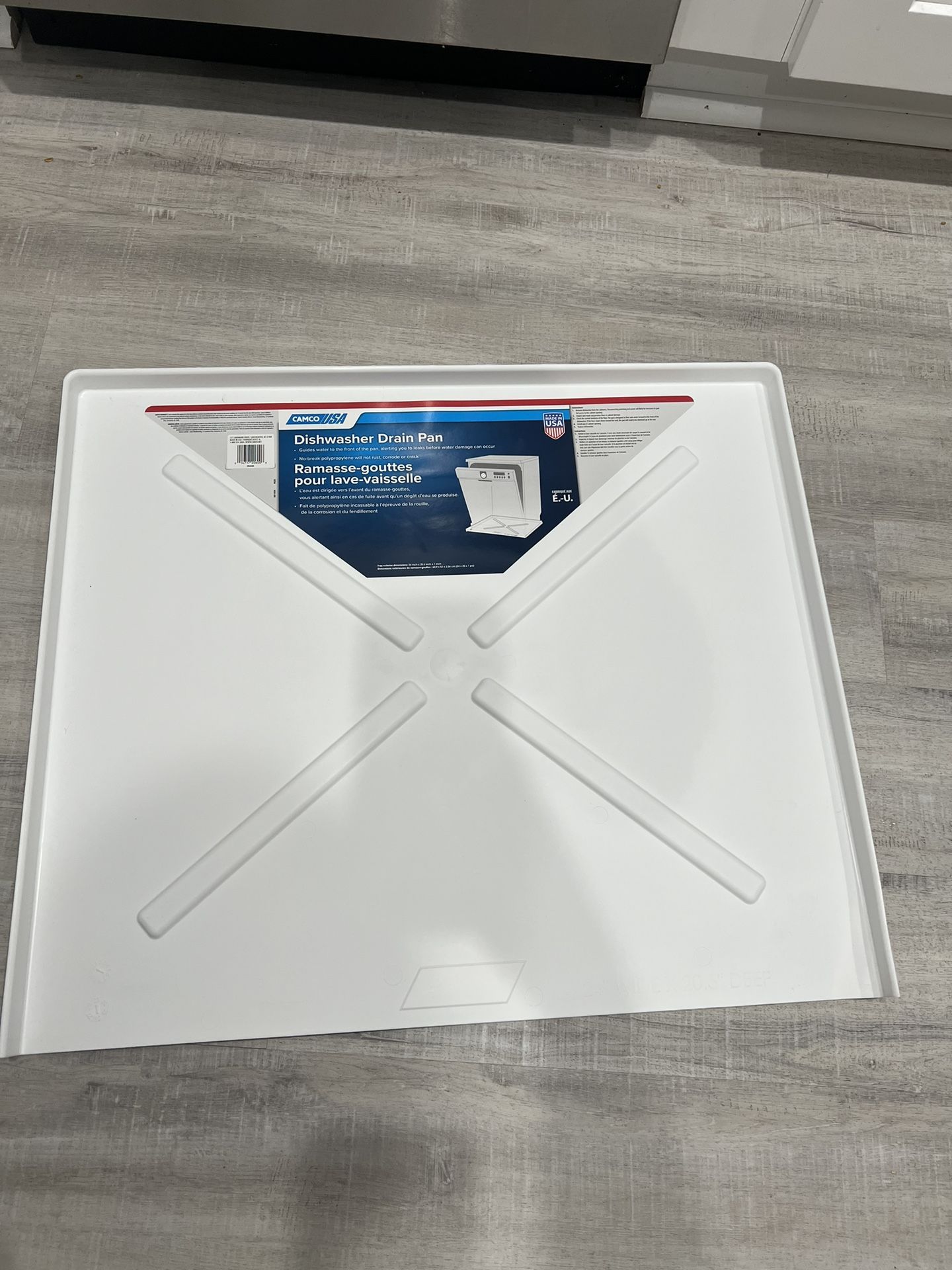 Camco Camper/RV Dishwasher Drain Pan/ New