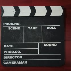 Cameraman Movie Film Clapper