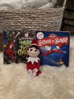 Elf On The Shelf Hard Book Set With Plush Elf On The Shelf