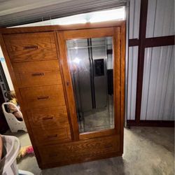 Armoire Wardrobe With Mirror 