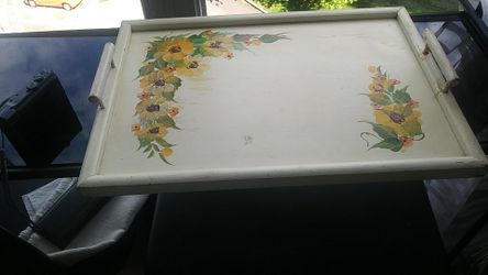 Tray for your garden or patio drinks!
