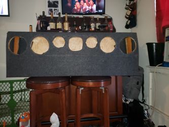 CUSTOM 4 6.5 INCH 2 TWEETER AND 1 HORN SPEAKER BOX