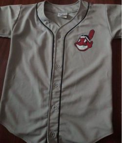 Cleveland Indians Gray Baseball Jersey size L