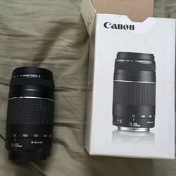 Canon 75-300 mm lens