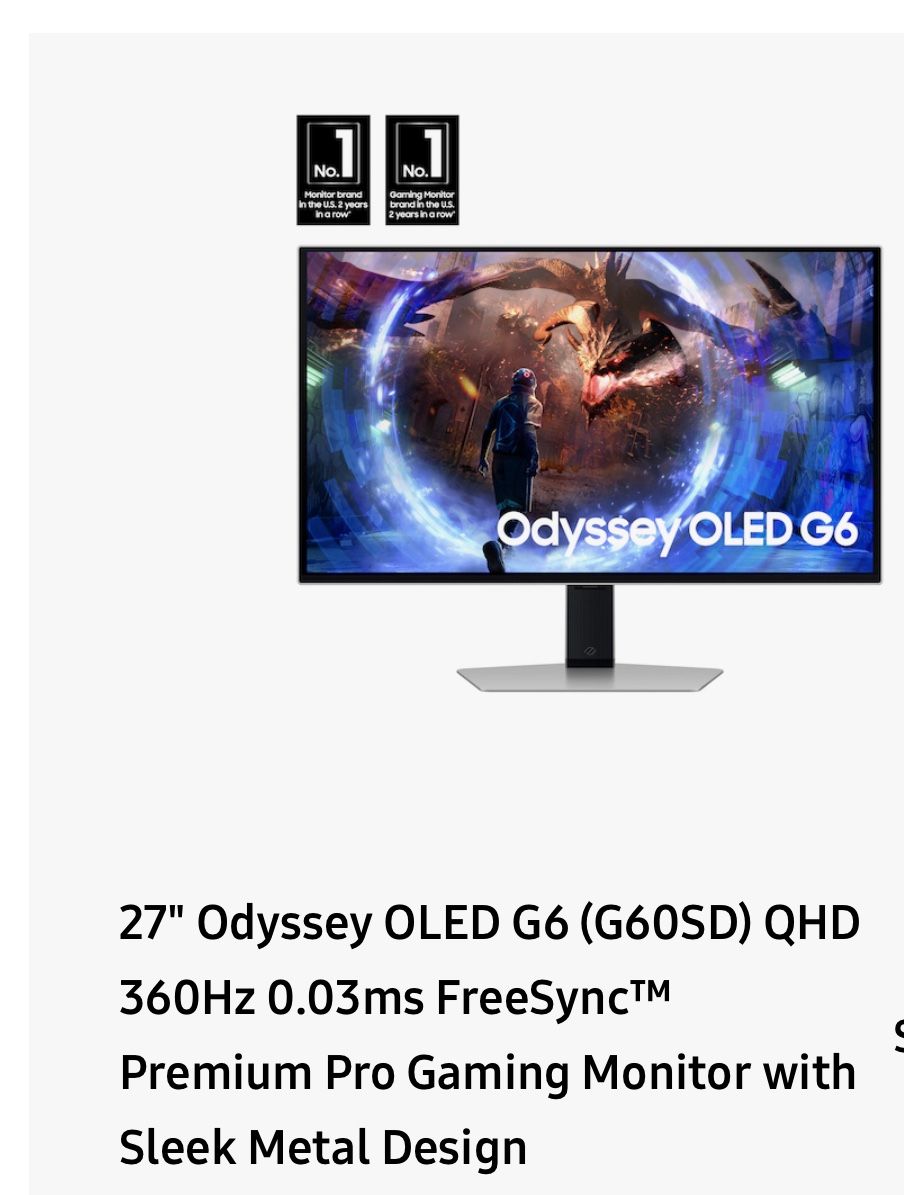 Gaming monitor