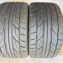 Two Premium Tires 285/30/20 Nitto NT555 G2 Like New With 80-95% Left Amazing Rare Pair 