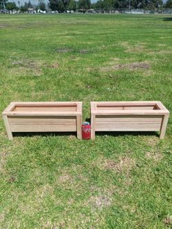 Handcrafted Cedar Planters