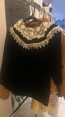 Vintage Jessica McClintock Velvet Top