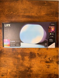 LIFX Luna Smart LED Table Lamp & Wall Sconce - 1000LM, Matter Enabled (White)