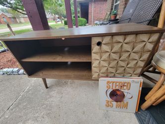 Mid century modern TV media stand comsole table. Very sturdy