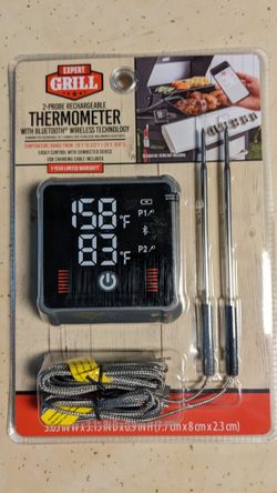2-PROBE RECHARGEABLE
THERMOMETER W/ BLUETOOTH