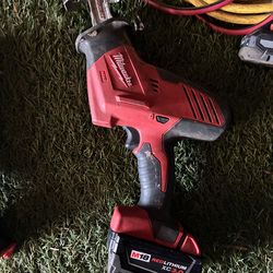 Milwaukee M18 HACKZALL w/ Big 3.0 Battery