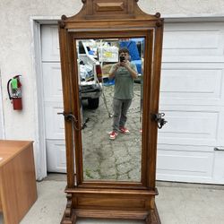 Antique Hat Rack (Swivel Mirror) 1800’s
