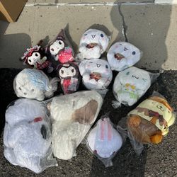 Bundle Of NEW plush Toys Japan